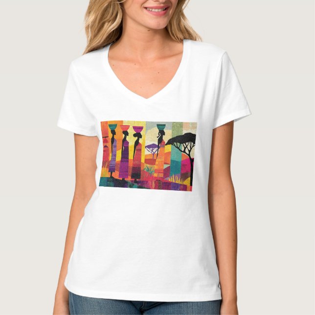 Afrikanische Schwestern T-Shirt (Vorderseite)