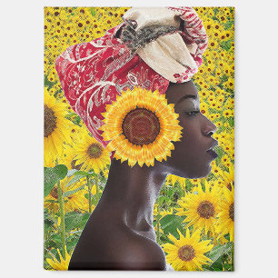 Afrikanische Sonnenblume Magnet