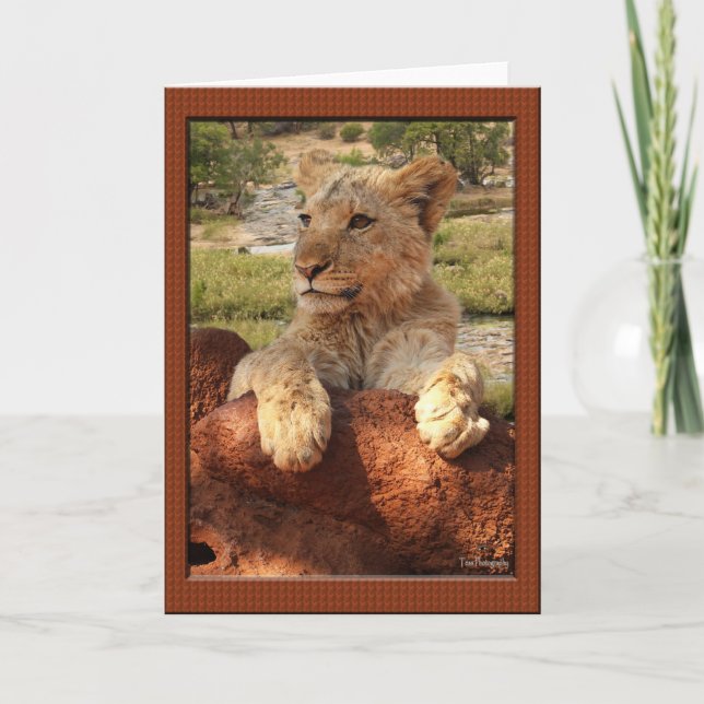 Afrikanische Sprichwort-Gruß-Karten Karte (Vorderseite)