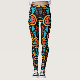 Afrikanische Stammeseleganz Leggings