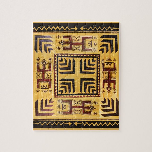 Afrikanische Stammesgeister Puzzle (Vertikal)