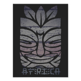 Afrikanische Stammesmaske Fotodruck