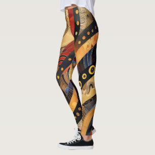 Afrikanische Stammesmuster-Leggings Leggings