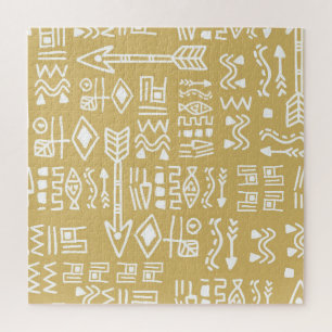 Afrikanische Stammesstreifen: Bohemisch ägyptisch Puzzle