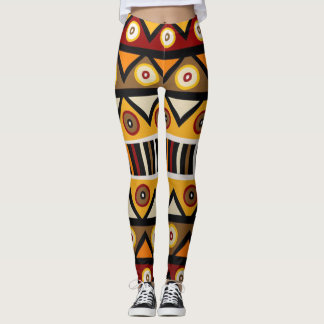 afrikanische Stammeswerbung Leggings
