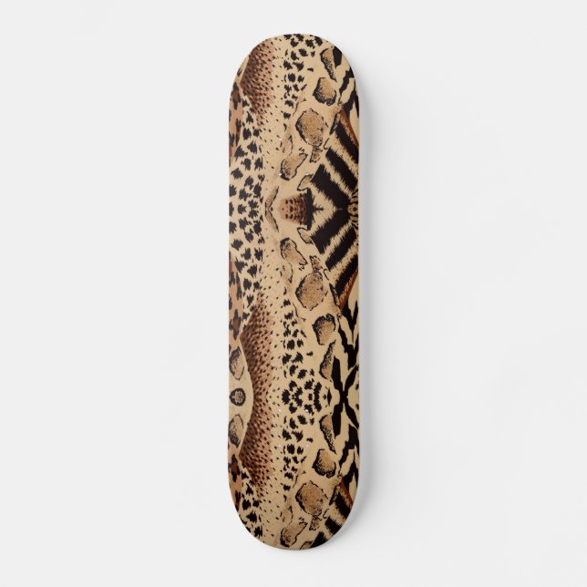 afrikanische Stammtierausdruck Skateboard (Vorderseite)