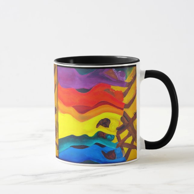 afrikanische Tänzer-Tasse Tasse (Rechts)