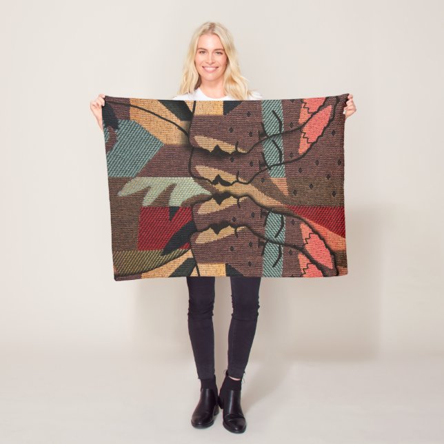 afrikanische Tapestry Fleecedecke (Beispiel)