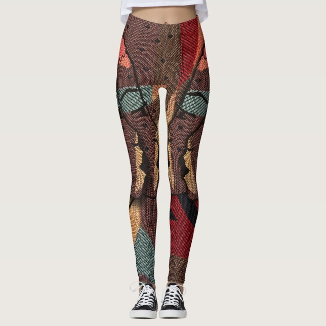 afrikanische Tapestry Leggings (Vorderseite)