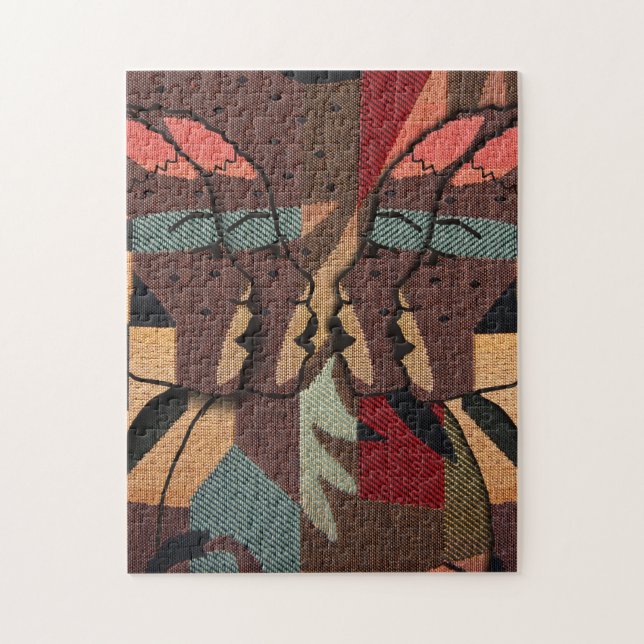 afrikanische Tapestry Puzzle (Vertikal)
