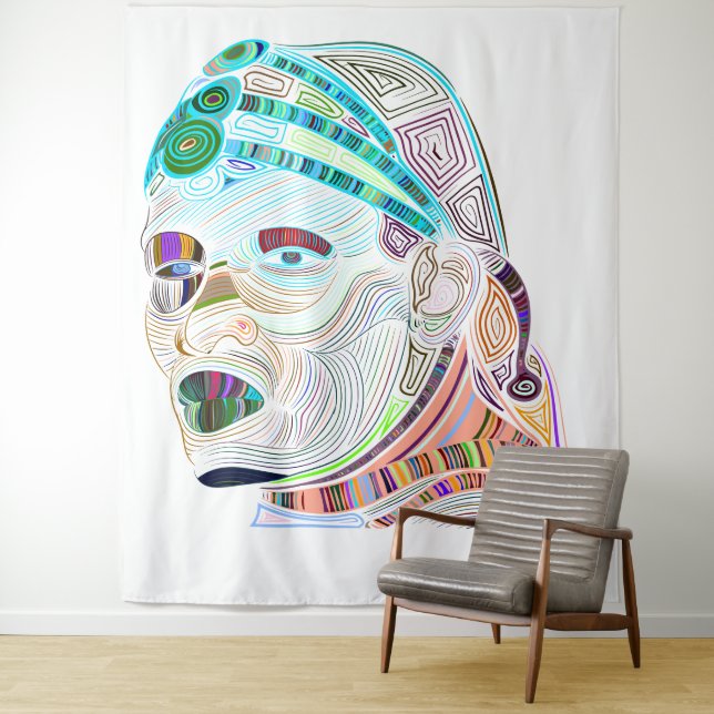 afrikanische Tapestry Wandteppich (Beispiel)