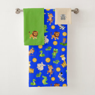 Afrikanische Tiere Badhandtuch Set