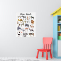 Afrikanische Tiere | Bildung Lernen Klassenzimmer