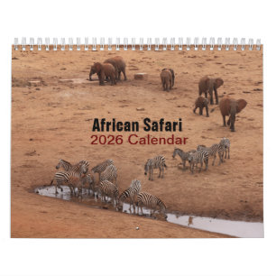 Afrikanische Tiere Kalender 2026