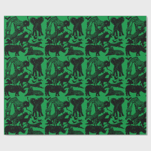 Afrikanische Tiere Niedliches einmaliges Geschenk Geschenkpapier
