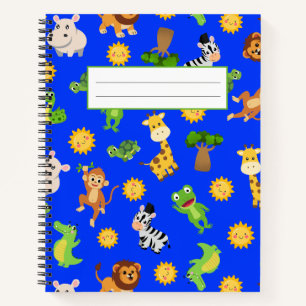 Afrikanische Tiere Notizbuch