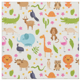 Afrikanische Tiere Stoff