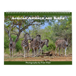 Afrikanische Tiere und Vögel 2027 Kalender