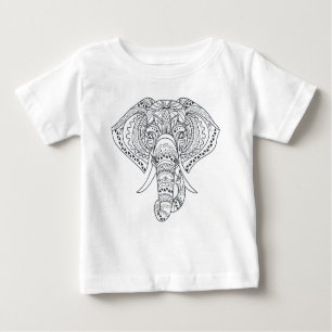 Afrikanische Tierkunst Baby T-shirt