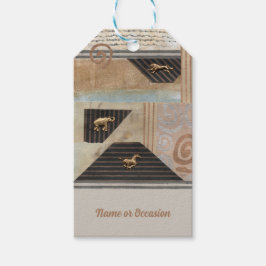 afrikanische Tiersammlung Geschenkanhänger