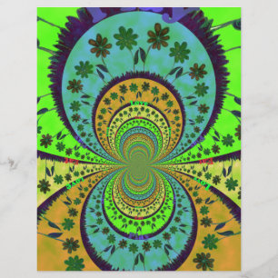 Afrikanische Traditionelle Farben Kaleidoskop Blum
