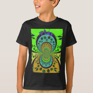 Afrikanische Traditionelle Farben Kaleidoskop Blum T-Shirt