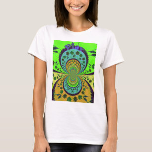 Afrikanische Traditionelle Farben Kaleidoskop Blum T-Shirt