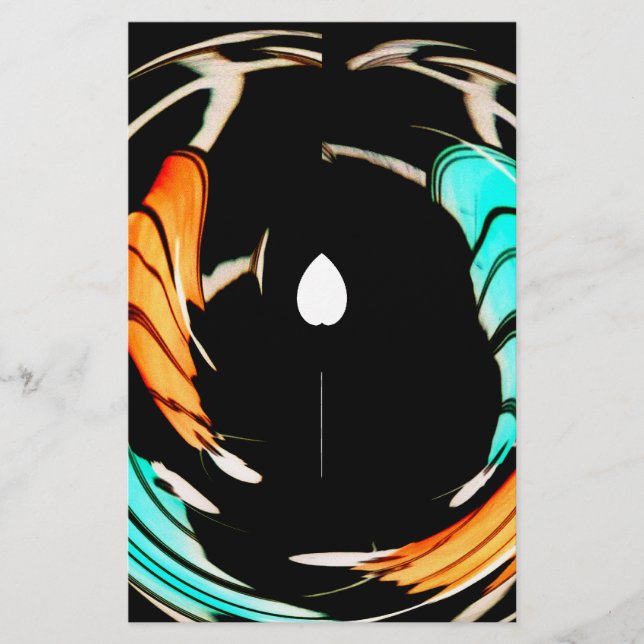 Afrikanische Traditionelle Musterkunst Briefpapier (Vorderseite)