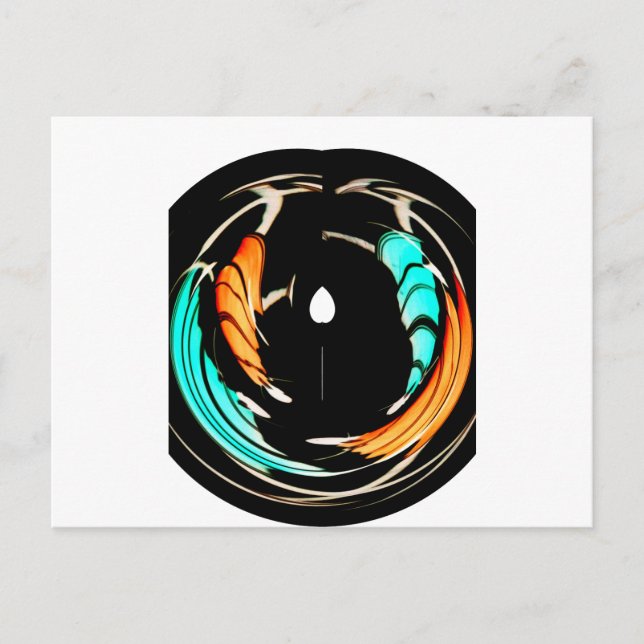 Afrikanische Traditionelle Musterkunst Postkarte (Vorderseite)