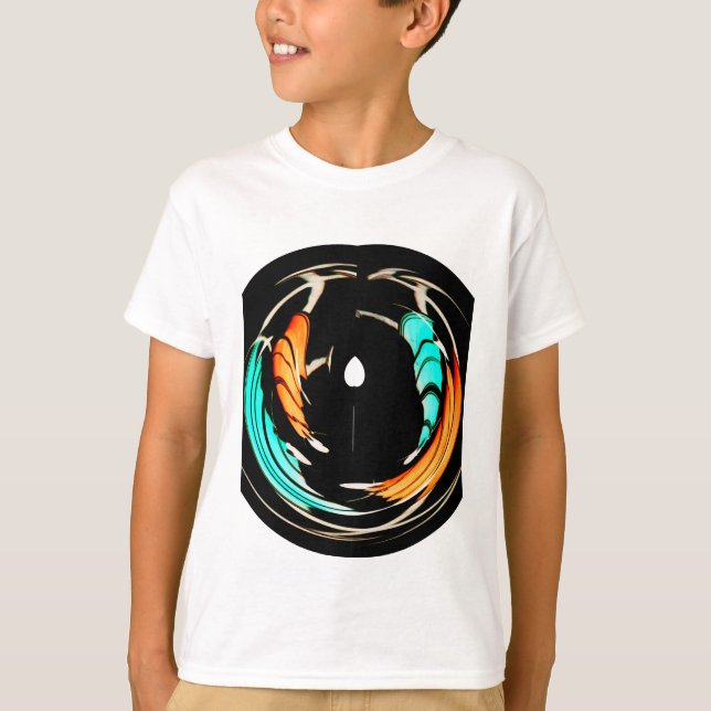 Afrikanische Traditionelle Musterkunst T-Shirt (Vorderseite)