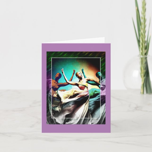 Afrikanische Traditionen Feiertagskarte (Vorderseite)