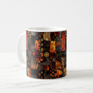 Afrikanische Tribal-Muster-Tasse Kaffeetasse