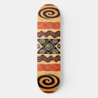 Afrikanische Tribal-Skateboard - Extreme Sports Bo