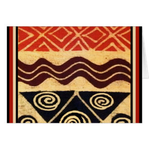 Afrikanische Ur-Dekoration
