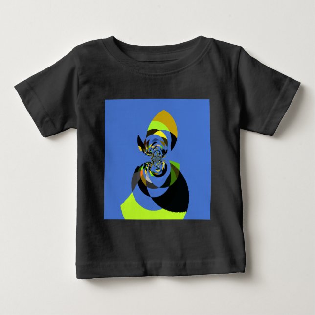 afrikanische Vector Design Art Print Baby T-shirt (Vorderseite)