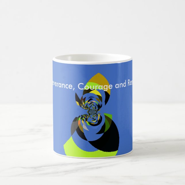 afrikanische Vector Design Art Print Kaffeetasse (Mittel)