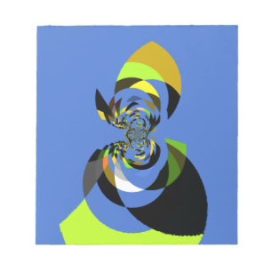 afrikanische Vector Design Art Print Notizblock