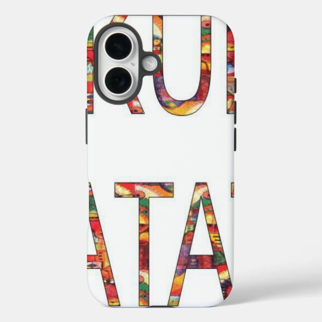 Afrikanische Vintage Farben Hakuna Matata Case-Mate iPhone Hülle (Rückseite)