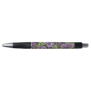 afrikanische Violet-Blume Kugelschreiber