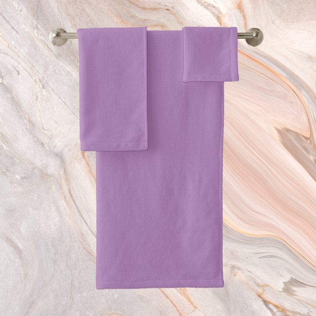 afrikanische Violettfarbe Badhandtuch Set (Von Creator hochgeladen)