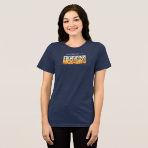 afrikanische Wasserfarbe, Phantastischer Kenyan-Ta Tri-Blend Shirt