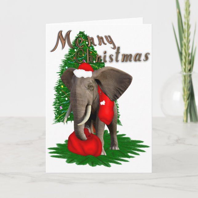 Afrikanische Weihnachten Karte (Vorderseite)