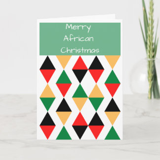 Afrikanische Weihnachten Karte