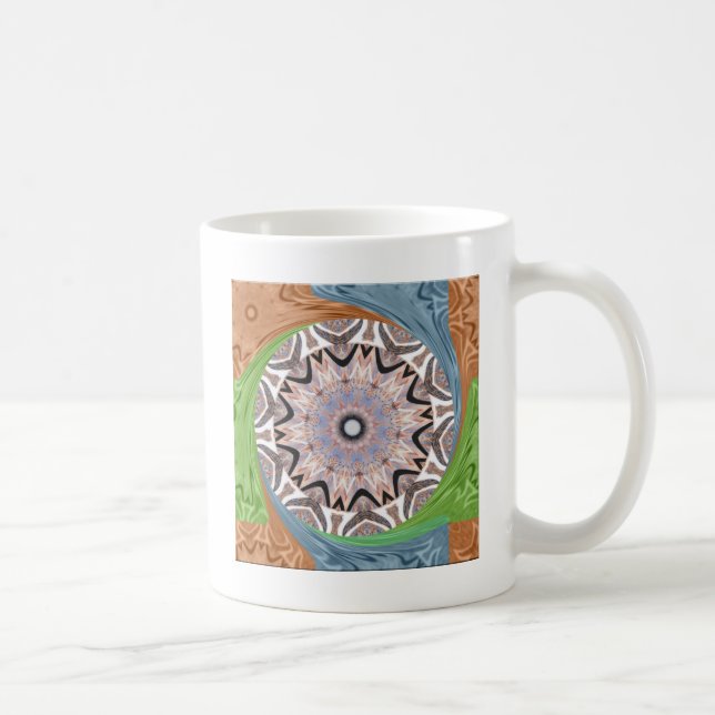 afrikanische Whirlkunst Kaffeetasse (Rechts)