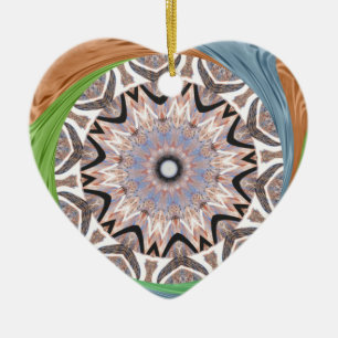 afrikanische Whirlkunst Keramikornament