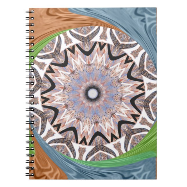 afrikanische Whirlkunst Notizblock (Vorderseite)