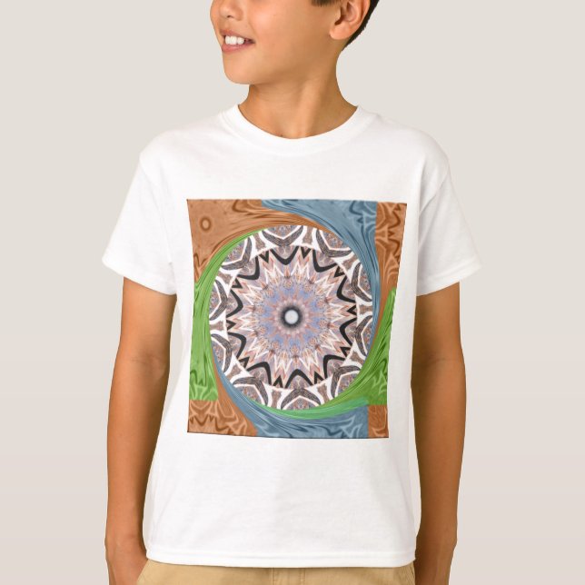afrikanische Whirlkunst T-Shirt (Vorderseite)