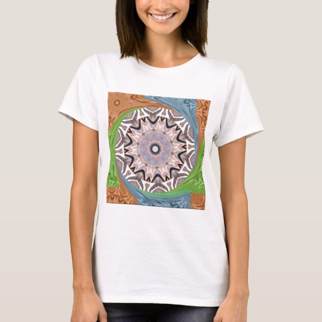 afrikanische Whirlkunst T-Shirt (Vorderseite)