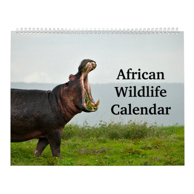 Afrikanische Wildtiere Kalender (Titelbild)