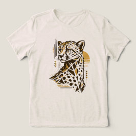 Afrikanische Wildtierkunst - Gepard Frauen Grafik Tri-Blend Shirt